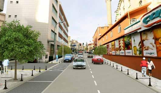 » Cengiz Topel Cad.(Uygulama Projesi) TRT Caddesi ile Dr. Fazıl Küçük Caddesi; modern, erişilebilir, kent estetiğine uygun olarak yeniden düzenlenmiştir.