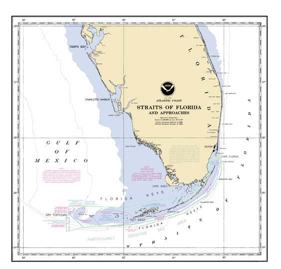 Bölgenin Ekolojik Özellikleri: Şekil 2. Florida Keys Haritası.