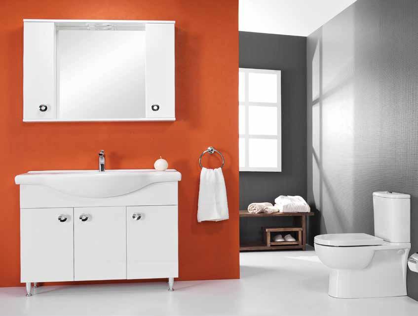 OLIMPIC OLIMPIC 105 cm BANYO DOLABI Alt Dolap Üst Ayna YM32OLP020000