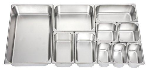 (GN standardında) Polycarbonate Pans (GN Standard) Çatlamaz, bükülmez ya da çökmez dayanıklı polikarbondan yapılmıştır Gastronom GN özelliklerini tam karşılayacak nitelikte tasarlanmıştır ve