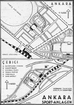 Jansen Planlarında Başkentin Kentsel Yeşil Alan Tasarımları ve Bunların Uygulanma ve Değiştirilme Süreci 1937: 34-35).