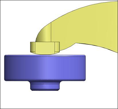 Piston Külbütör Şekil 6.8 : Külbütör ve piston arasındaki teması gösteren resim Şekil 6.