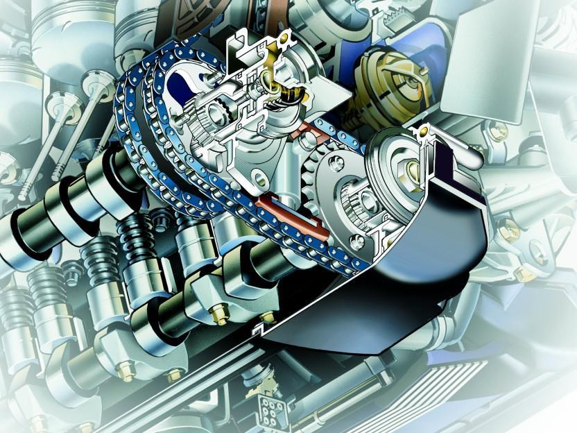 3.3 Supap Zamanlamalarını ve Açılma Miktarlarını Değiştiren Mekanizmalar 3.3.1 BMW VANOS VANOS, BMW tarafından geliştirilmiş hidrolik ve mekanik olarak kam milinin kontrolüne izin veren bir sistemdir (Şekil 3.