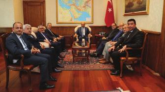 Metin Gürak ın Odamızı ziyareti. 22 Eylül tarihinde Ankara Valisi Ercan Topaca ve Milli Savunma Bakanı Firki Işık ın makamında ziyareti. 26 Eylül tarihinde T.C.