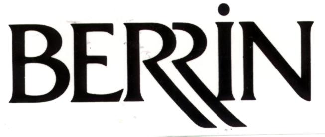 "Berrin" (Sertaç Ergin) Logotayp Çeşitleri Logotayp, bir ürünün, firmanın ya da hizmetin isminin, harf ve resimsel ögeler kullanılarak