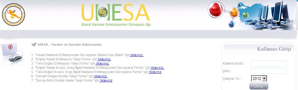 TÜRKİYE HASTANE ENFEKSİYONLARI SÜRVEYANS SİSTEMİ Ulusal Enfeksiyonları Sürveyans Ağı (UHESA) Raporu.