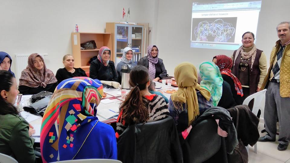 düzenledik. Aysun Uz Çetinkaya iletişim teknikleri kursu.