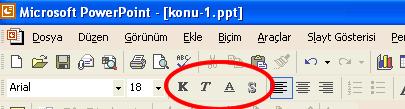 İlgili bölüme metin eklemek için, metin yer tutucuya tıklayarak yazmaya başlamak yeterli olacaktır.