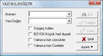 ) sayısal değerleri girildikten ve italik, altı çizgili gibi seçenekler işaretlendikten sonra yazının ekranda konulacağı yere tıklanır.