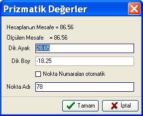 Bu durumda açılan penceredeki seçeneklerden istenilen tabaka seçilip onaylanırsa, seçilen tüm noktalar bu tabakanın adını ve rengini alır. 3.