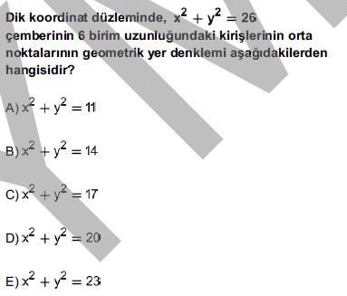 2016 LYS DEN ÖRNEK SORULAR Kare Çemberde Alan Geometrik Yer Denklemleri 2017 LYS-2 / FİZİK I (30 SORU) Sizlerin en fazla zorlandığınız derslerden birisi de fizik dersidir.