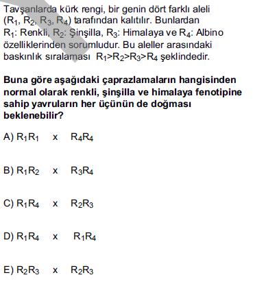 2017 LYS-2 / BİYOLOJİ I (30 SORU) Biyoloji, birçok konuda sizleri ters köşe yapabiliyor.