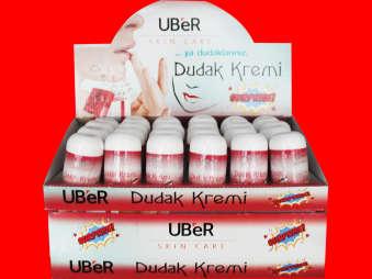 UBER LIP DUDAK KREMI 24 LU SET (31243) Tavsiye Edilen Satış Fiyatı : 168.00 TL MF : 10+6 Net Fiyatı : 105.00 TL UBER KAKAO YAGI 200 ML (31249) Tavsiye Edilen Satış Fiyatı : 18.