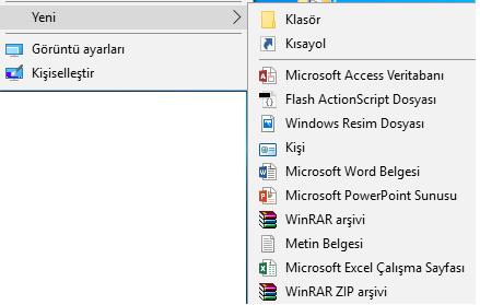 verilir. Windows ilk kurulduğunda, ayarlarda değişiklik yapılmadıysa standart olarak başlat düğmesi, açık olan program varsa bunların düğmeleri, klavye dili ve saat görünmektedir.