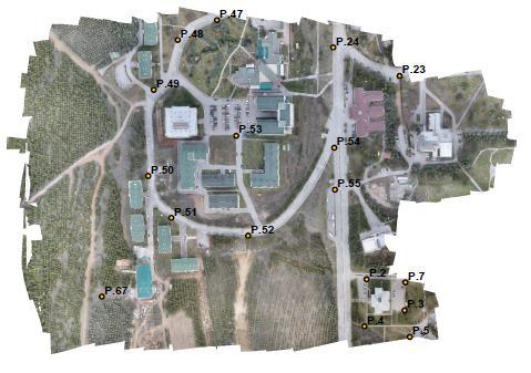 92 nokta / m2 dir (Şekil 4). Şekil 4. Üretilennokta bulutu Şekil 3. Üretilen ortofoto 2.