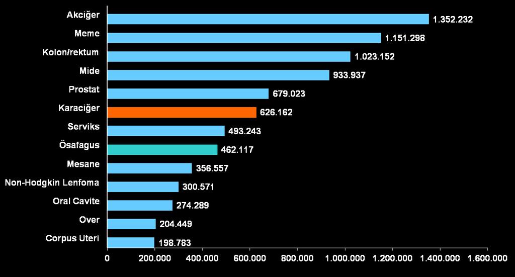 HSK: Dünyada En Sık Görülen 6. Kanser 9 1 2 3 749.000 yeni vaka/yıl 692.000 ölüm / yıl Bütün kanserlerin %7 si Primer kc kanserlerinin %90 ı Dünyanın ana sağlık sorunlarından birisidir.