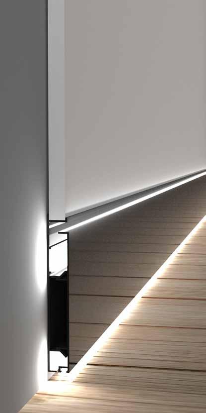 Luceo Built-in uygulamanın entegre geçiş özelliği sayesinde, en pratik aydınlatma yöntemlerini uygulamakla beraber mimari tasarımlarınızla ışığı bütünleştirebilirsiniz. bütünleştirin.