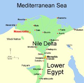 3. MISIR DA IONİA LILAR Ion kentlerinin Doğu Akdeniz de faaliyet göstermeleri ve Karadeniz den Mısır a uzanan bölgelerde koloni kurabilmeleri Lydia hegemonyası altında ezilmediklerinin göstergesi
