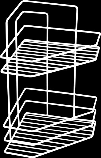 coating types 2 Tier wire sections Easy assembling