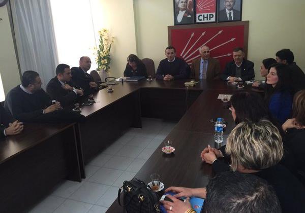 5. CHP Mersin İl Başkanlığını ziyaret ederek