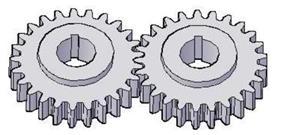 DİŞLİ ÇARKLAR Dişli mekanizmalarında mekanizmayı oluşturan iki dişli birbirine ters olarak dönmektedir.