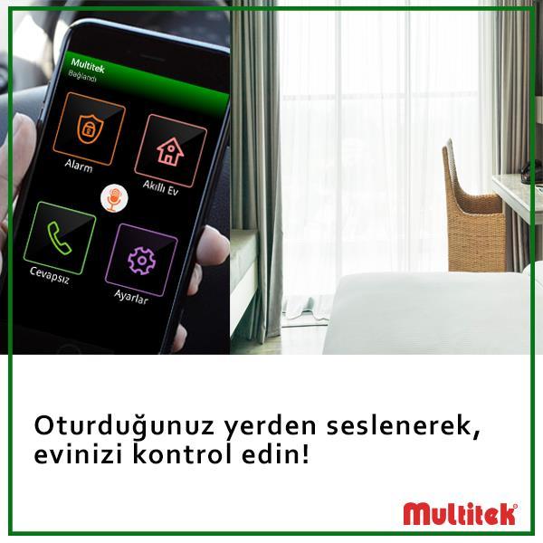 Mobil uygulama üzerinden kapıyı çalanın fotoğrafını görüp, alarm ve akıllı ev kontrolü yapabilirsiniz.