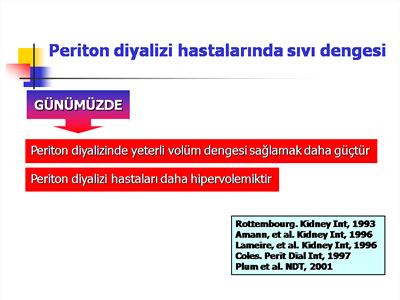 PERİTON DİYALİZİNDE VOLÜM DENGESİNİ SAĞLAMAK