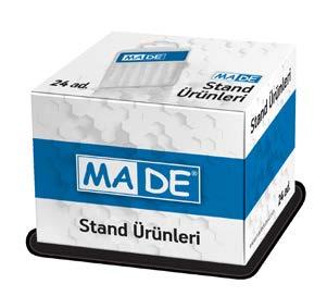 www.madedubel.com 5 Stand Ürünleri Ürün İsmi Kutu İçi Ad. Kutu ST-01 PLASTİK DUBEL 6 mm 18 1.15 ST-02 PLASTİK DUBEL 7 mm 14 1.15 ST-03 PLASTİK DUBEL 8 mm 12 1.15 ST-04 PLASTİK DUBEL mm 8 1.