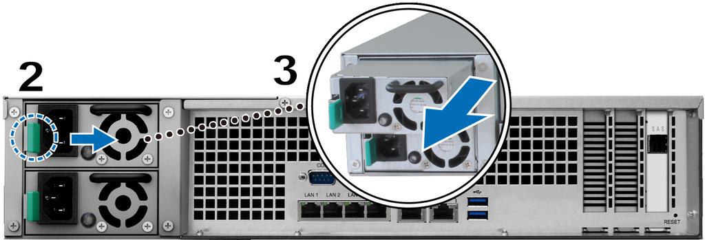 Arızalı PSU'nun Değiştirilmesi Bir PSU veya fanı arızalanırsa, arızalı