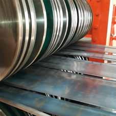The slitting lines produced by our company work up to 2000mm width of steel.