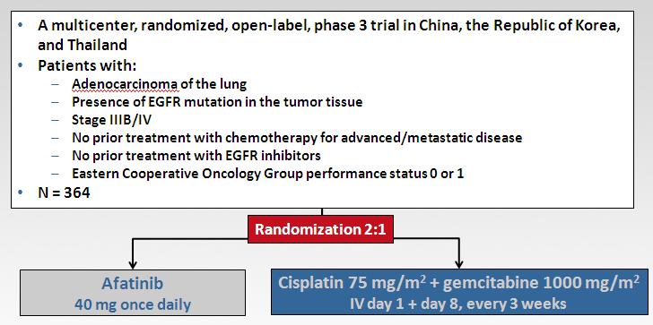 LUX-Lung 6 Primer endpoint: