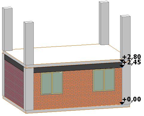 ARCHICAD 9 İLE KOLAY MİMARİ MODELLEME ve GÖRSELLEŞTİRME eksenseldir. Bu seçenek ile kirişe ait kılavuz çizgisi kirişin ortasından geçer. Bu ekseni kiriş üst veya alt çizgisine taşımak da mümkündür.