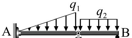 5. RİJİT CİSMİN DÜZLEMDE DENGESİ 5 olur. Yukarıdaki ek mafsal koşulları gereği taşıyıcı sistem statikçe belirlidir.