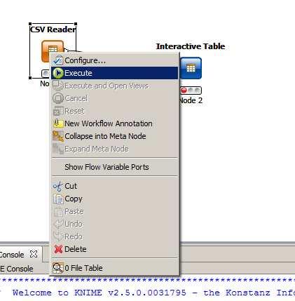 CSV dosyası ile ilgili işlemler tamamlandıktan sonra import edilmesi istenilen verilerin gözden geçirilmesi ve herhangi bir eksikliğinin olup olmadığını incelemek için CSV Reader a Interactive Table