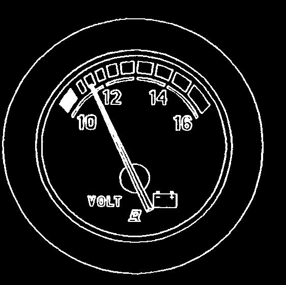 b Devir Sayacı Dakika başına motor devrini (RPM) gösterir.