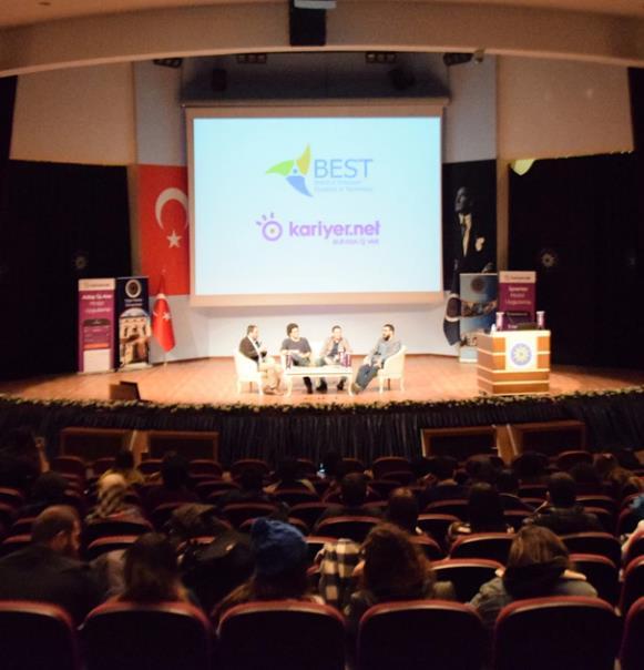 KARİYER GÜNÜ Kariyer günü, BEST Istanbul Yıldız ın, Yıldız Teknik Üniversitesi ndeki farklı bölümlerden öğrencilerle Türkiye nin önde gelen şirketlerini buluşturmayı hedefler.