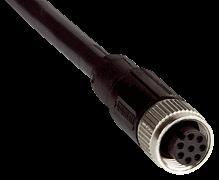 A: Dişi konnektör, M, pinli, dü, SICK kodlu Kablo: Blendajlı, 0 m S00 Mini Remote uatma kablosu Kafa A: Dişi