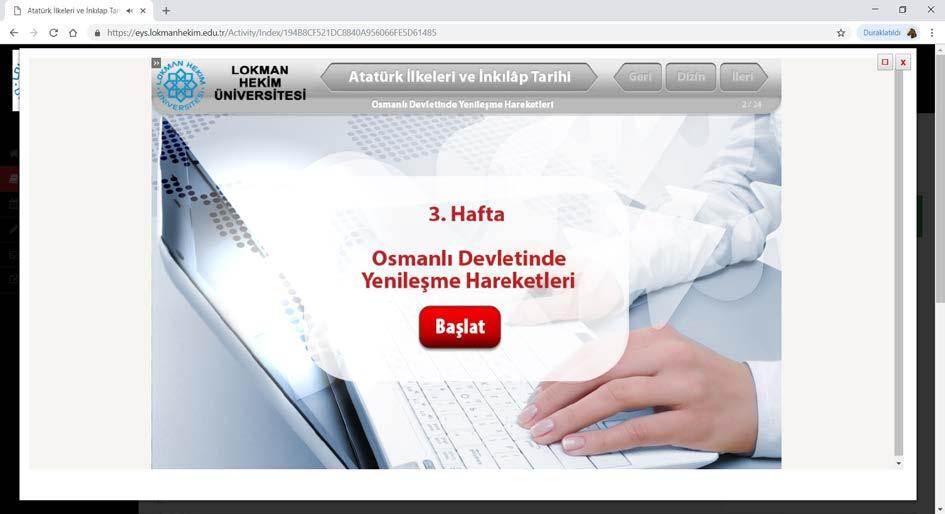 Ödev Erişimi : Ödev aktivitesi, son teslim tarihi olması kesin olan ve öğretim elemanı ile dosya paylaşımı yapabileceğiniz tek aktivite tipidir.