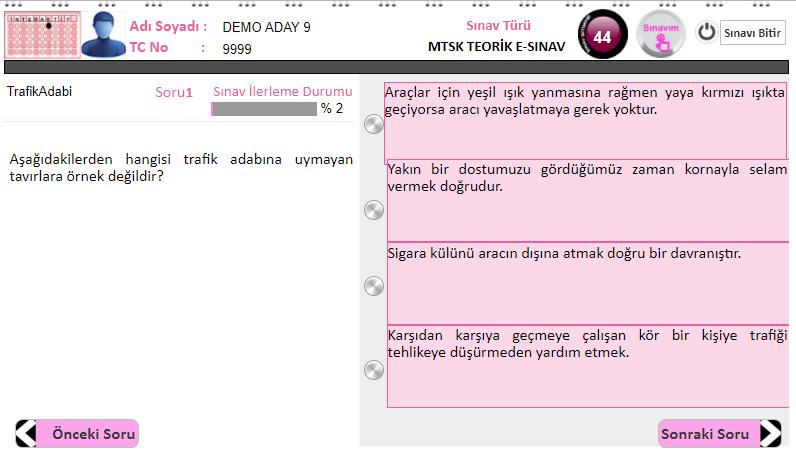 PEKİ E-SINAV? Ülkemizde E-Sınav yaygınlaşarak, belirli dönemlerde yapılan yazılı sınavların yerini almaya başlamıştır. Sürücü adayları bu yöntemle daha kısa sürede ehliyetlerine kavuşabilmektedir.