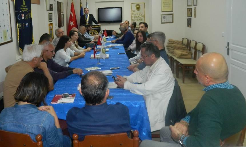 - Yeni Üye Uyum Kampının Samsun Atakum Rotary Kulübü tarafından bu hafta sonu 20-21 Ekim 2018 tarihlerinde yapıldığını ve toplantı izlenimlerini anlatı.