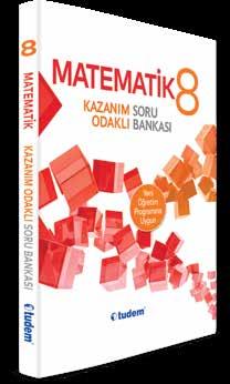KAĞIT YÜKSEK ÇÖZÜNÜRLÜKLÜ VE MODERN TASARIM MATEMATİK KAZANIM ODAKLI SORU BANKASI Ortaokul öğrencileri için kaliteli ve özgün sorulardan oluşan Soru Bankası kitaplarımızın artık hepsi kazanım odaklı!