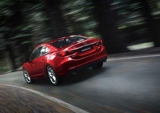 xəttləri isə enerji və atletik güc təsiri bağışlayır Mazda 6 seqmentində ən yaxşı aerodinamik xüsusiyyətləri ilə öyünə bilər Arxa görüntü isə avtomobilin gücü