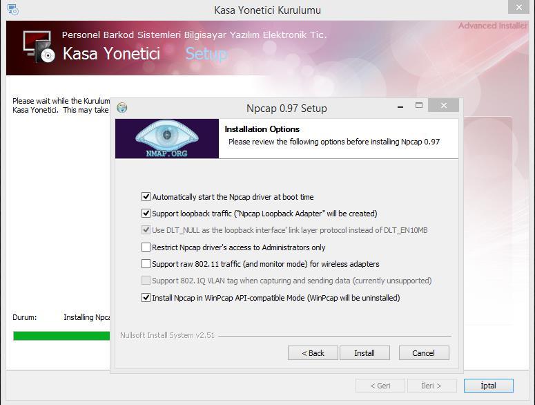 Npcap Kurulumu Npcap Uygulaması