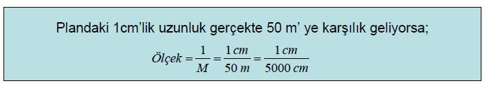 ÖLÇEK Ölçek, harita (plan)