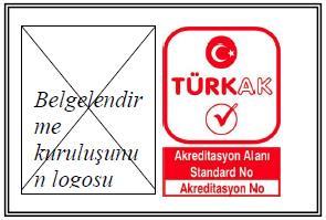 TÜRKAK Akreditasyon Markasının Tanıtım/Reklam Malzemelerinde Kullanımı TÜRKAK Akreditasyon Markası, akredite kuruluşun statüsü hakkında yanlış anlaşılmaya sebep olabilecek şekilde kullanılmamalıdır.