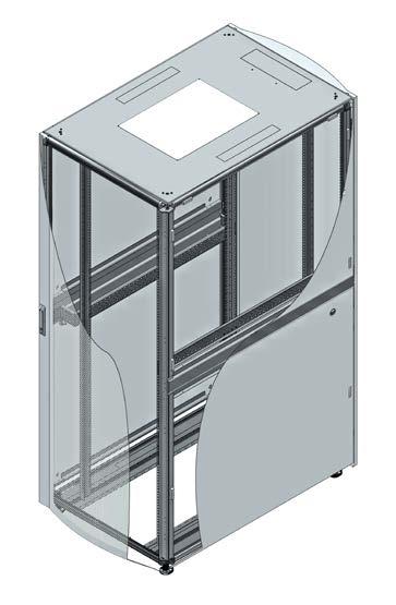 ikili Tip Rack Kabinler Teknik Çizim Üst Sac Bombeli Perfore Arka Kapı Bölünmüş an Panel H h1 d1 Bombeli Perfore Ön Kapı Aluminyum Şase Bölünmüş an Panel g1 Sipariş Bilgisi c Kabin üksekliği U ış