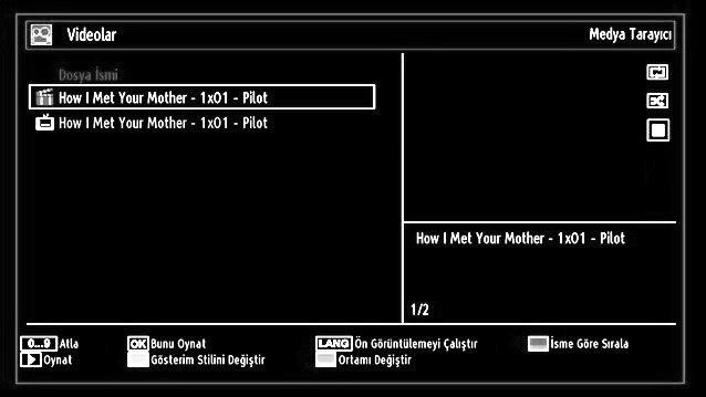 Böyle bir durumda ekranda Enter PIN (PIN Giriniz) ibaresi görüntülenir: Ortam Tarayıcı Kullanarak Medya Oynatıcı Eğer USB bellek kapatma/açma veya İlk Kurulum sonrası algılanmazsa USB belleği