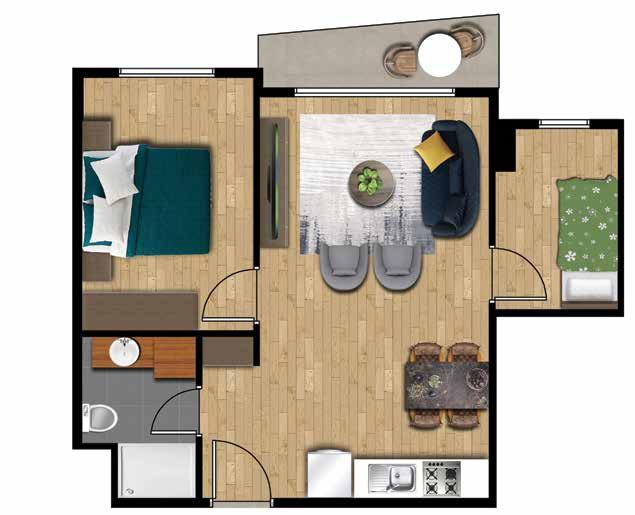 Yatak Odası : 12,56 m² Oda 1 : 8,14 m² Banyo : 4,27 m² Antre/Hol : 12,16 m² Bahçe : 27,00 m² Salon : 21,52 m² Mutfak : 8,76 m² Yatak Odası : 12,56 m² Oda 1