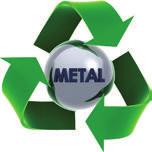 , no waste materials are generated during the recycling process of steel.
