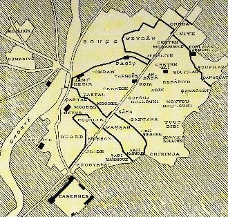 Şekil 2. 3. 1934 Yılında Antakya nı n Mahalleleri Şekil 2. 4.